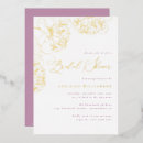 Search for script typography bridal shower invitations Chic
