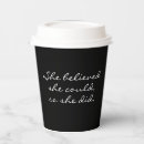 Search for coffee paper cups Black and white