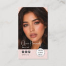Search for photo business cards Blush pink
