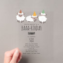 Search for funny sheep invitations Gender neutral