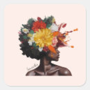 Search for afro hair stickers Black woman