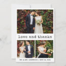Search for text wedding thank you cards Love and thanks