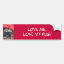 Search for pugs bumper stickers Animal