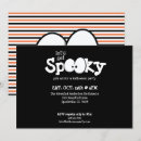 Search for lets get spooky invitations Black and white