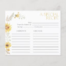Search for sunflower recipe cards Boho