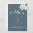 Search for navy and ivory wedding invitations Greenery
