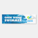 Search for swimmer bumper stickers Water