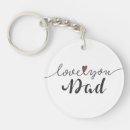 Search for dad loves you key rings Simple