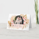 Search for boho wedding thank you cards Pampas grass