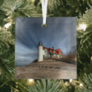 Search for michigan lighthouse christmas tree decorations Landscape