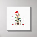 Search for funny christmas canvas prints Pug