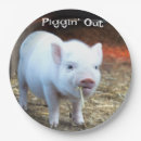 Search for farm paper plates Pig