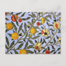 Search for vintage fruit pattern postcards William morris