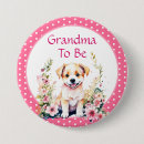 Search for grandma to be baby shower badges Grandmother