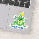 Search for frog with crown stickers Prince