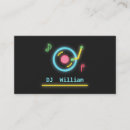 Search for turntable business cards Techno