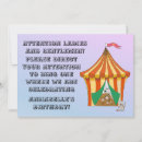 Search for circus tent invitations Colourful