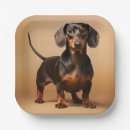 Search for dachshund paper plates Dog
