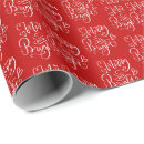 Search for bright red wrapping paper Modern