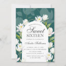 Search for botanical sweet 16 invitations 16th birthday party