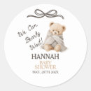 Search for whimsical bear stickers Teddy bear baby shower