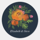 Search for navy and orange stickers Floral