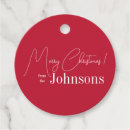 Search for christmas favour tags Red