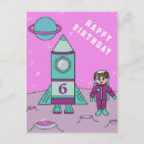 Search for rocket ship birthday cards Moon