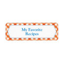 Search for cooks return address labels Knead