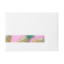 Search for pineapples return address labels Girly