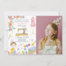 Search for sewing invitations Kids sewing party