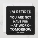 Search for funny work invitations Retired