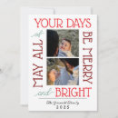 Search for may your holidays be merry and bright cards Red