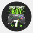 Search for 7th birthday boy stickers Gamers