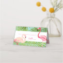 Search for flamingo place cards Hawaiian