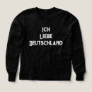 Search for german language tshirts Text
