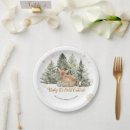 Search for deer baby shower plates Cute