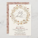 Search for dried florals baby shower invitations Boho