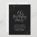 Search for sixty birthday invitations Silver