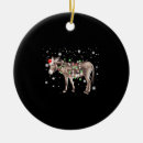 Search for donkey christmas tree decorations Santa