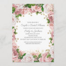 Search for blush pink bridal shower invitations Elegant modern floral