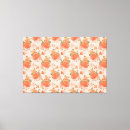 Search for orange flower canvas prints Pattern