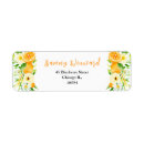 Search for citrus fruits return address labels Baby shower