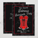 Search for corset hens party invitations Lingerie