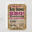 Search for bbq baby girl shower invitations Vintage