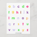Search for alphabetic postcards For kids