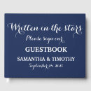 Search for navy blue wedding guest books Modern