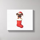 Search for boxer dog canvas prints Pug