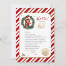 Search for letter from santa cards Elf welcome letter