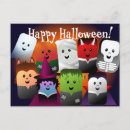 Search for halloween character postcards Monster